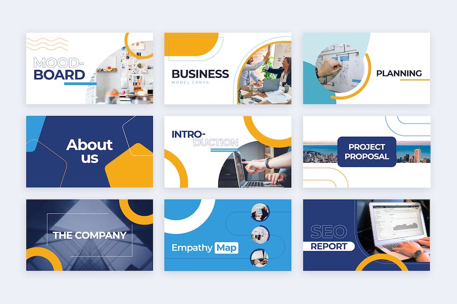 商业标题封面幻灯片信息图Keynote模板 - PPT派