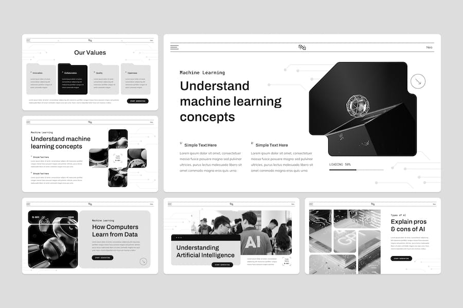 新型人工智能OpenClaw技术应用PPT模板 - PPT派