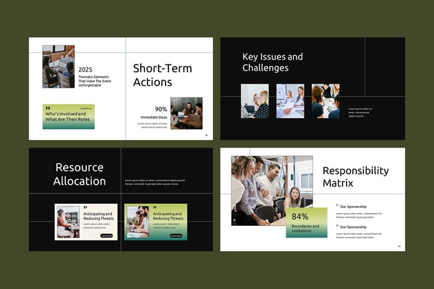 业务行动计划方案执行PPT模板 - PPT派