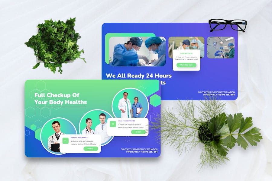 医疗健康疾病治疗护理Keynote模板 - PPT派