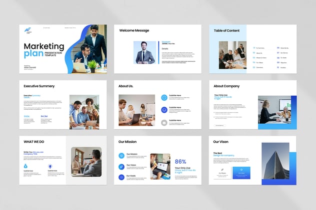 营销计划战略推广执行PPT模板 - PPT派