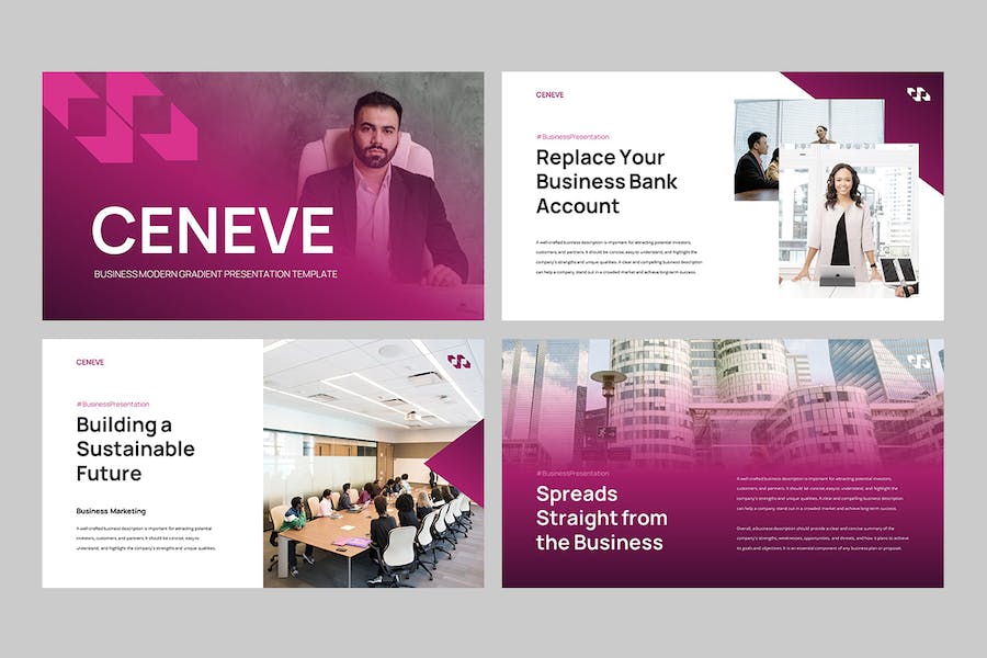 商业企业品牌宣传推广方案PPT模板 - PPT派