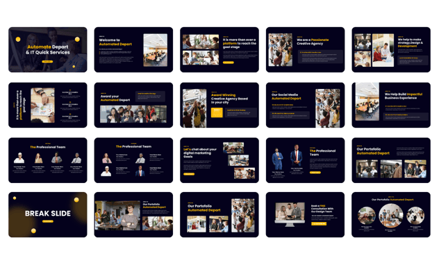 自动化人工智能科技技术应用方案PPT模板 - PPT派