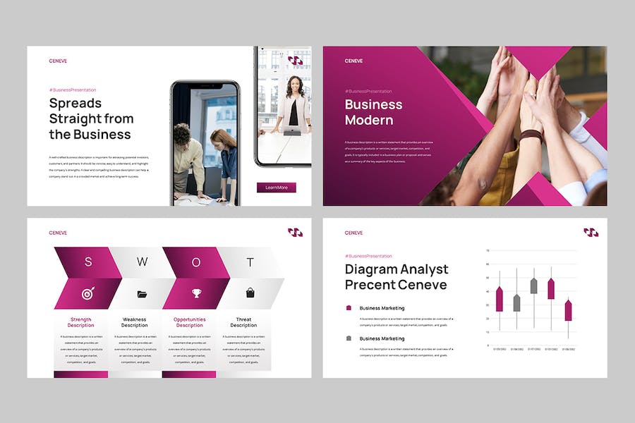 商业企业品牌宣传推广方案PPT模板 - PPT派