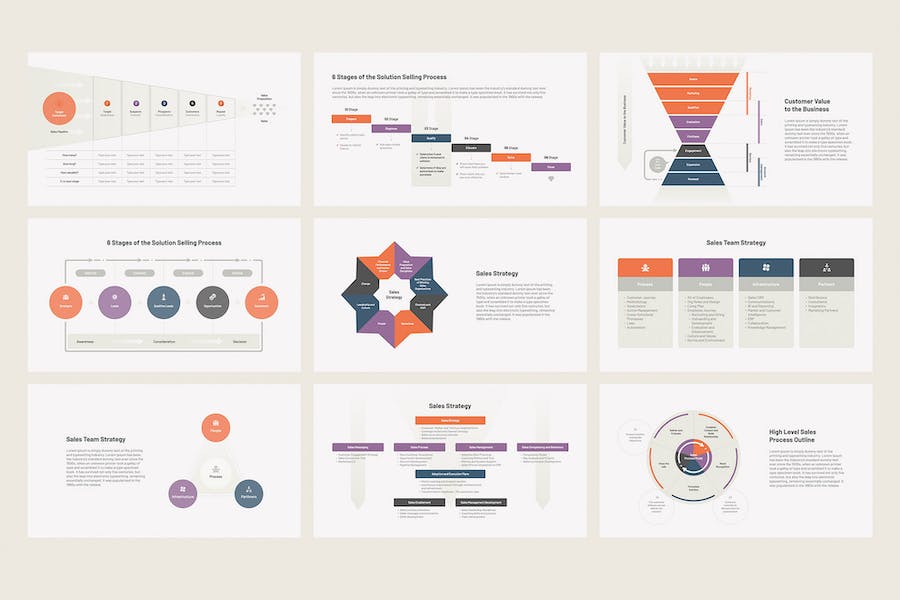 销售战略方案推广Keynote模板 - PPT派