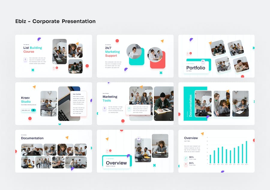 电子商务企业运营推广方案PPT模板 - PPT派