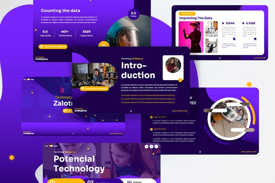 科技技术创新方案展示Keynote模板 - PPT派