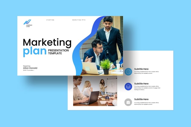 营销计划战略推广执行PPT模板 - PPT派