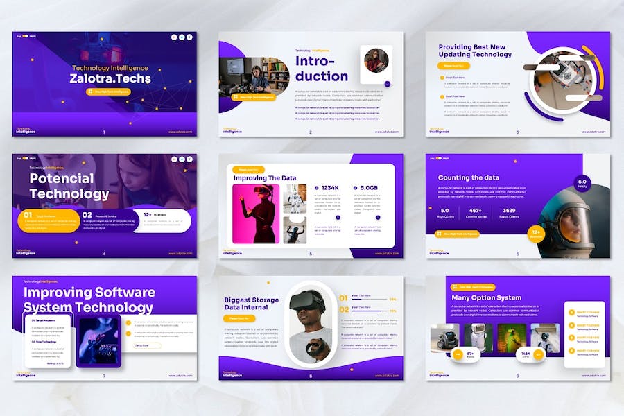 科技技术创新方案展示Keynote模板 - PPT派