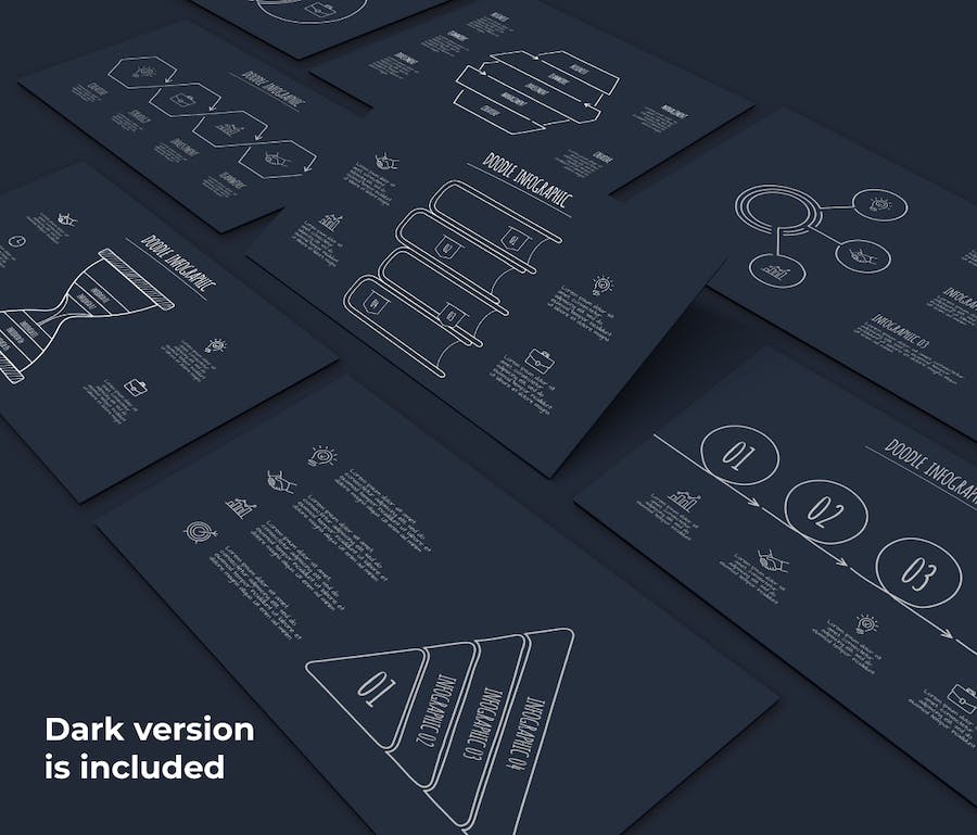 涂鸦动画信息图形图表讲述展示PPT模板 - PPT派