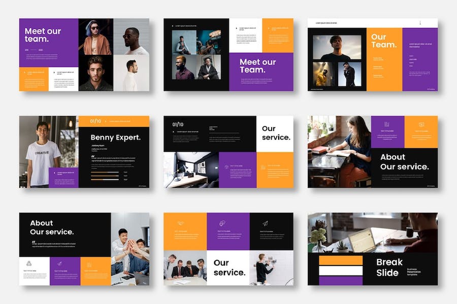 商业品牌推广营销策略演讲Keynote模板 - PPT派