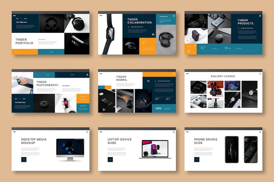 商务企业服务推广Keynote模板 - PPT派