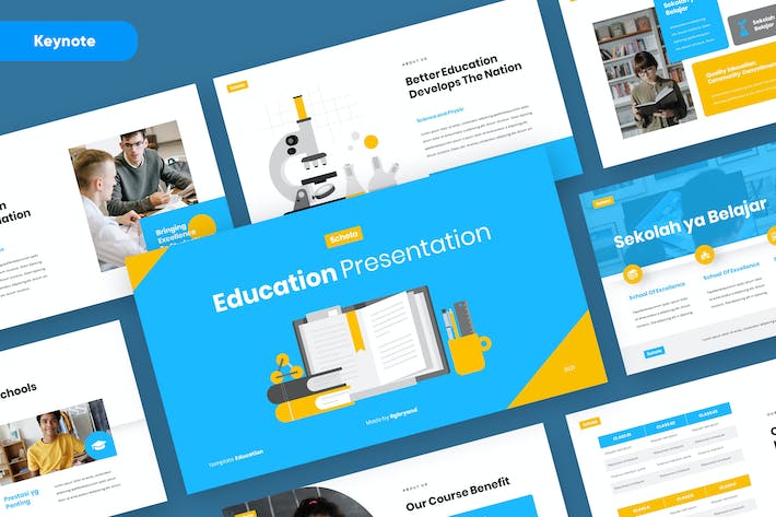在线教育培训课程教学方案Keynote模板 - PPT派