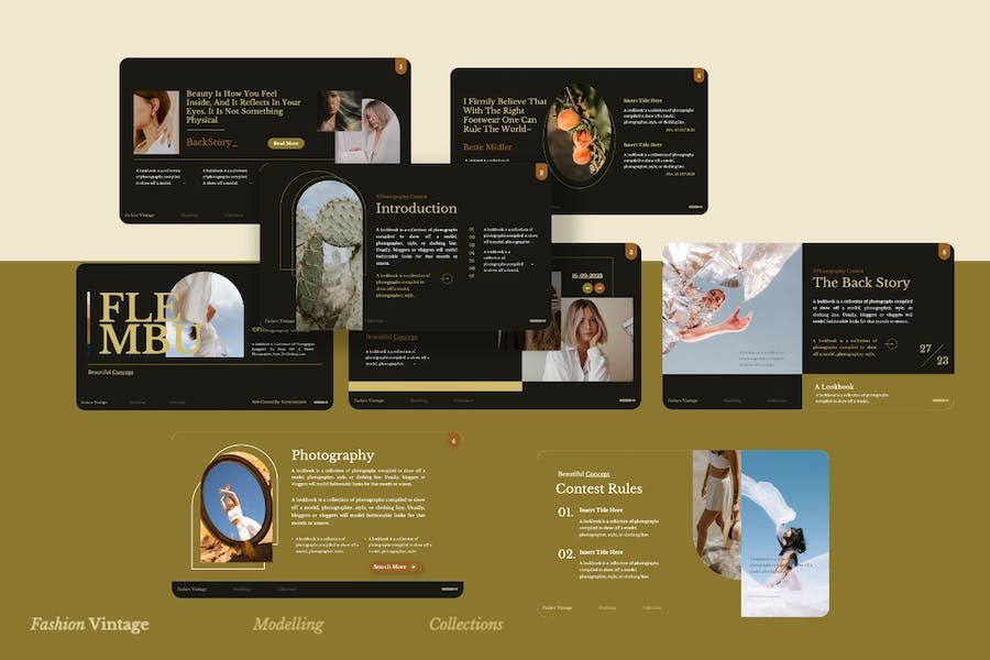 摄影讲述展示方案推介应用Keynote模板 - PPT派