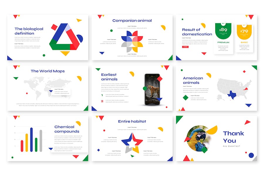 趣味动画风流程Keynote模板 - PPT派