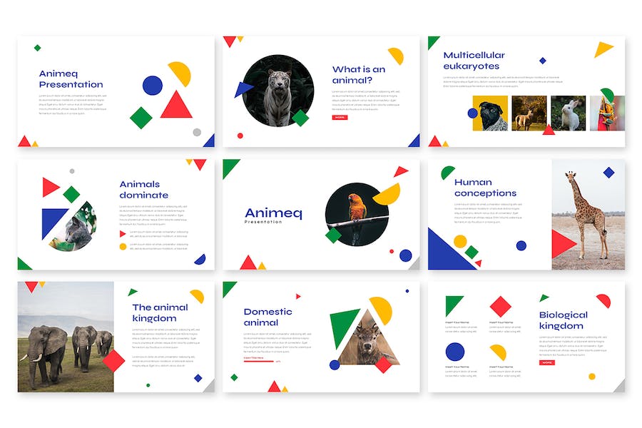 趣味动画风流程Keynote模板 - PPT派