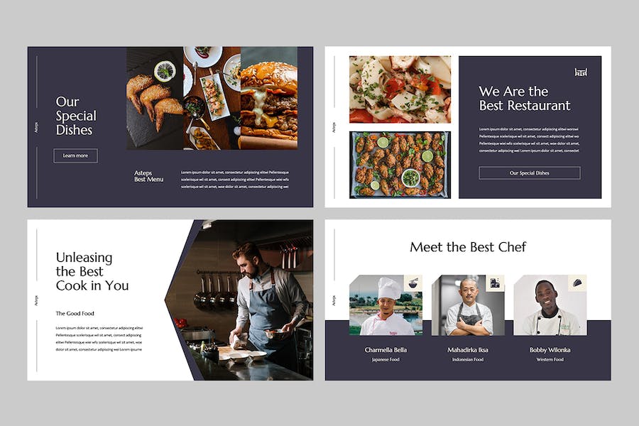 美食餐饮品牌推介讲述Keynote模板 - PPT派