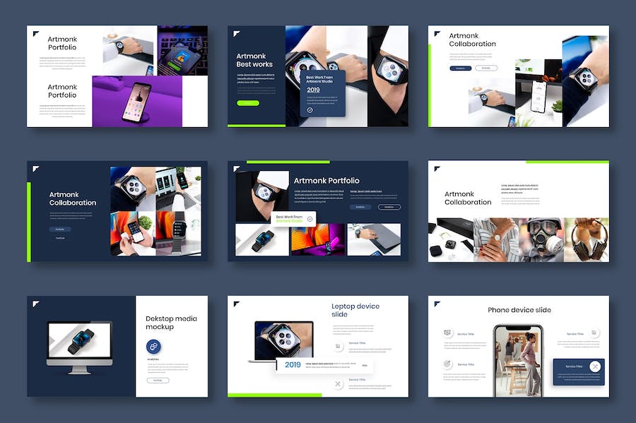 商务艺术品牌创意推介企业合作展示方案Keynote模板 - PPT派