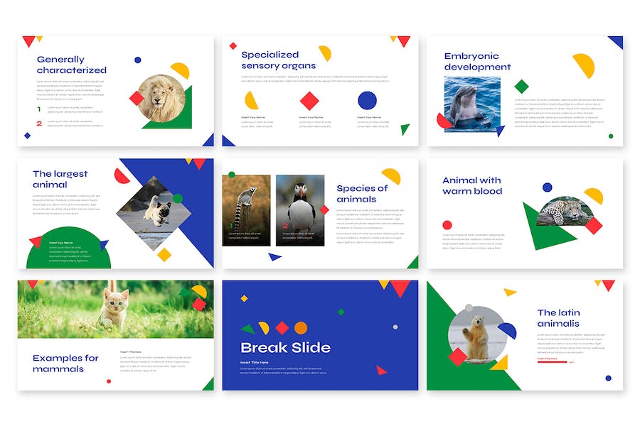 趣味动画风流程Keynote模板 - PPT派