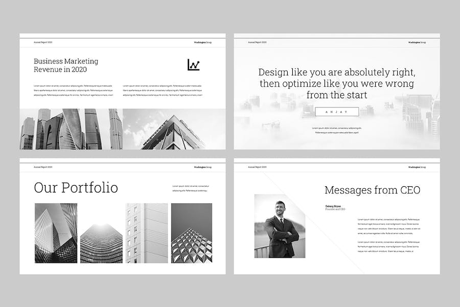 公司年度财务报告总结PPT模板 - PPT派