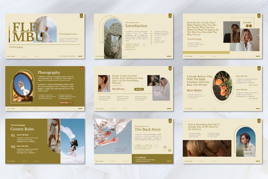 摄影讲述展示方案推介应用Keynote模板 - PPT派