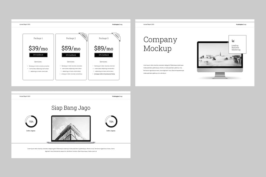 公司年度财务报告总结PPT模板 - PPT派