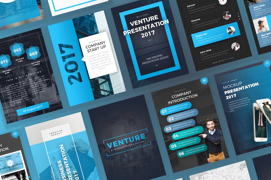 Venture-professional-portrait-powerpoint-template - PPT派