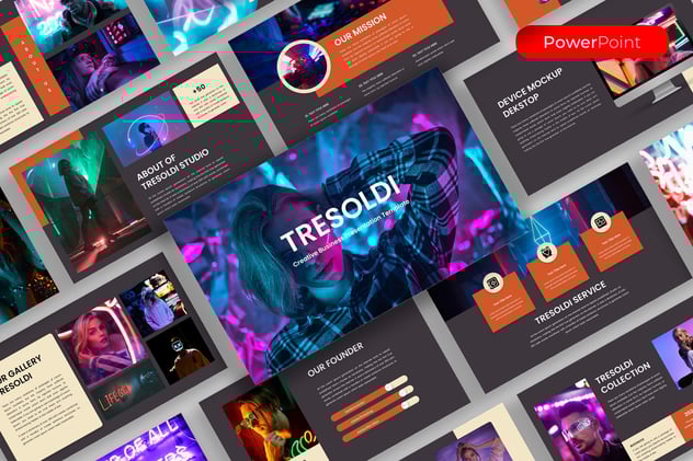 创意品牌推广宣传展示PPT模板 - PPT派