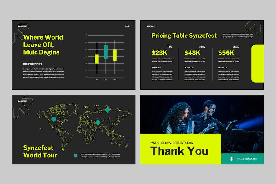 音乐节日文化艺术活动策划宣传展示方案PPT模板 - PPT派