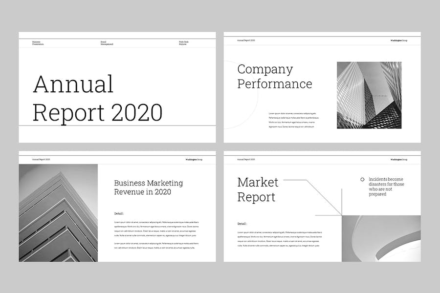 公司年度财务报告总结PPT模板 - PPT派