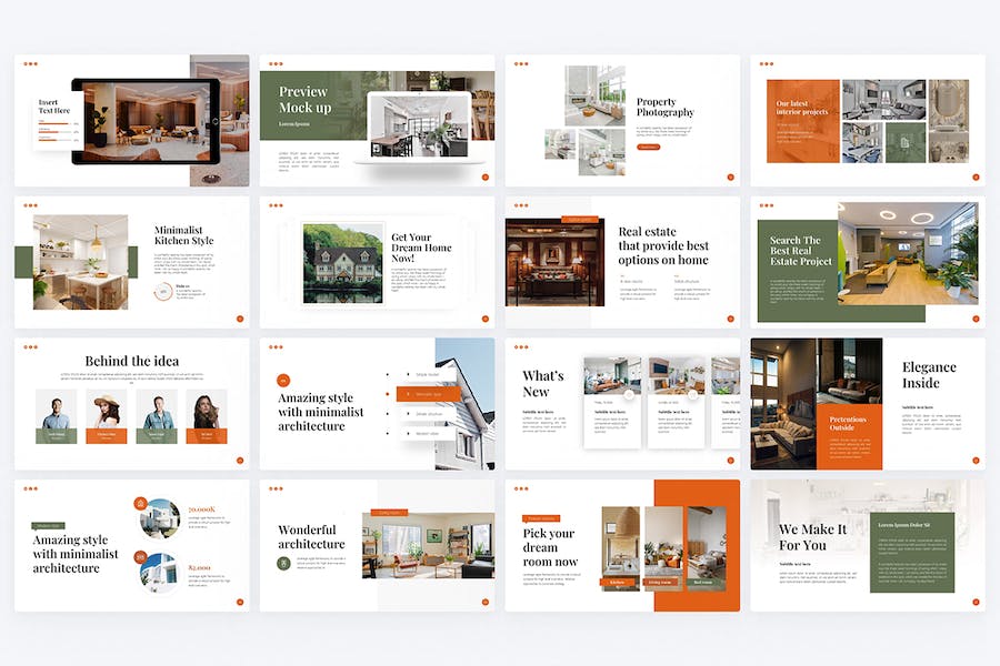 Graphic-estate-property-simple-keynote-template - PPT派