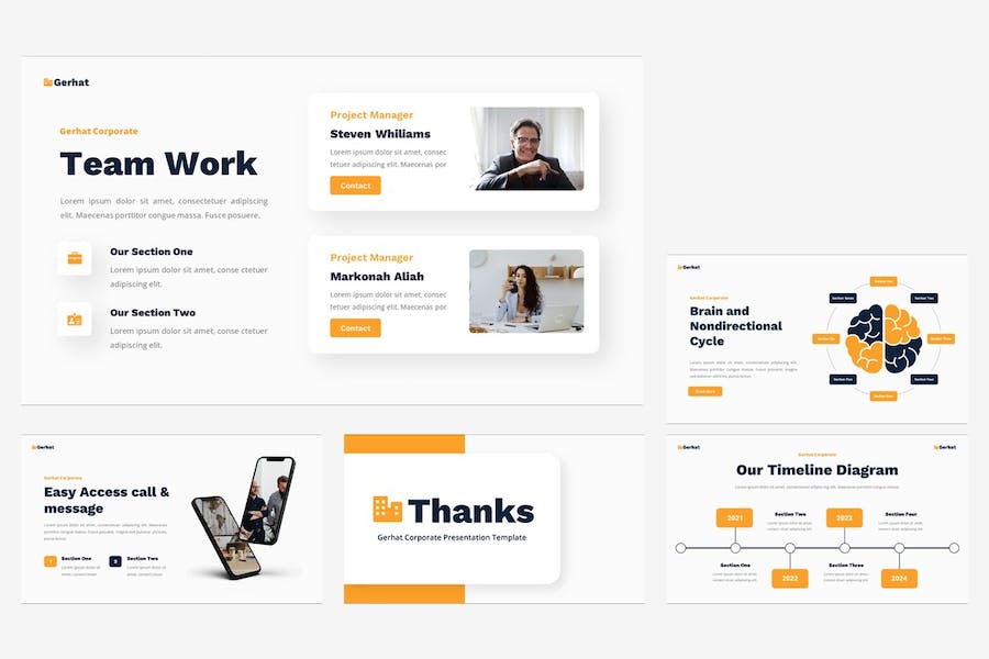 企业公司介绍组织架构业务展示Keynote模板 - PPT派