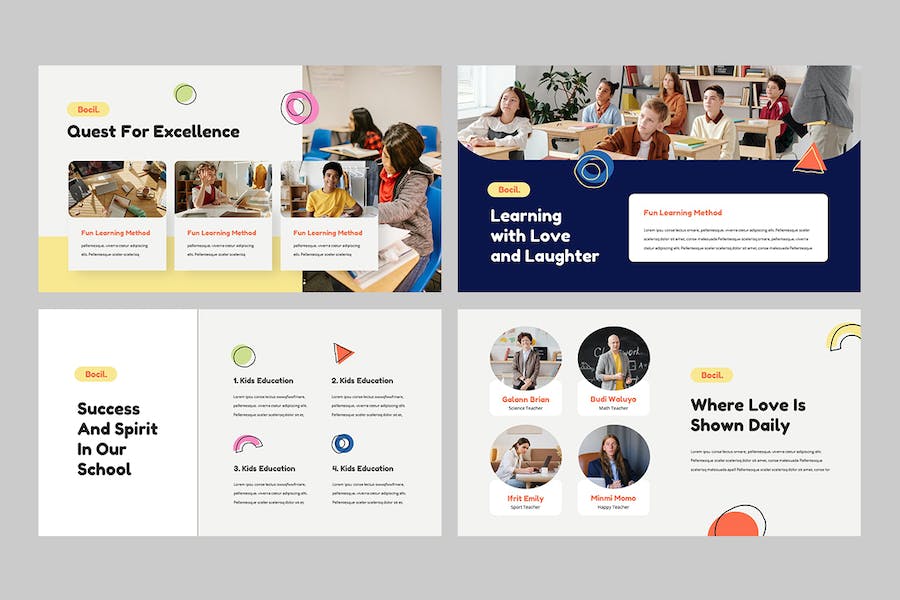 儿童教育培训课程教学活动方案Keynote模板 - PPT派