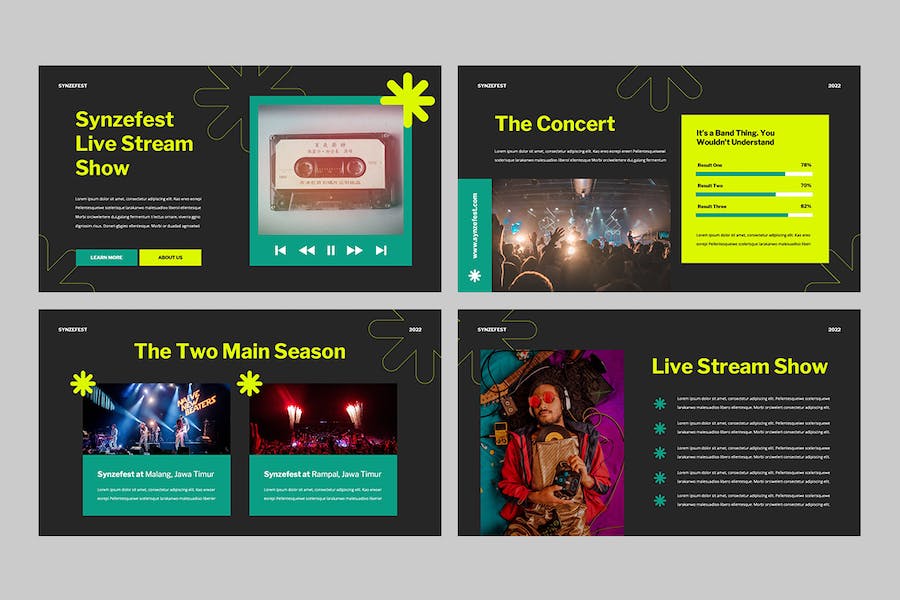 音乐节日文化艺术活动策划宣传展示方案PPT模板 - PPT派