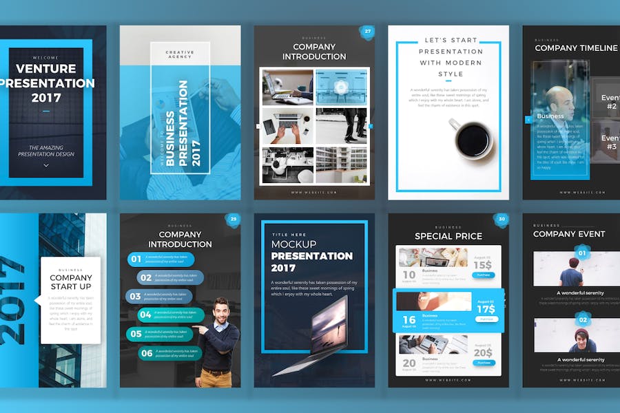 Venture-professional-portrait-powerpoint-template - PPT派