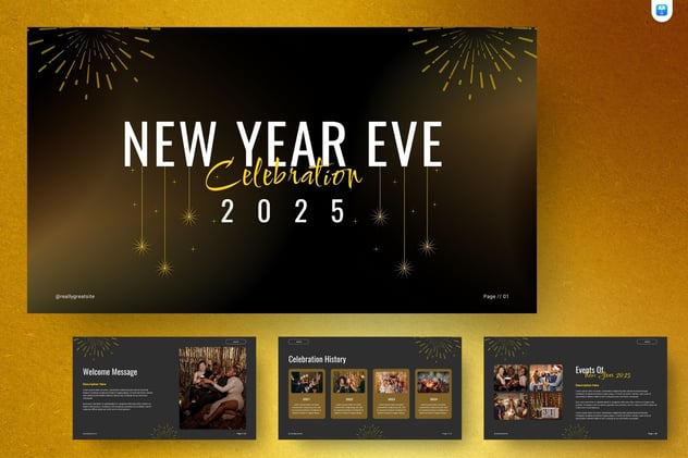 新年快乐开工大会动员讲话Keynote模板 - PPT派