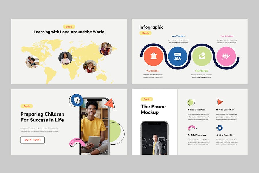 儿童教育培训课程教学活动方案Keynote模板 - PPT派