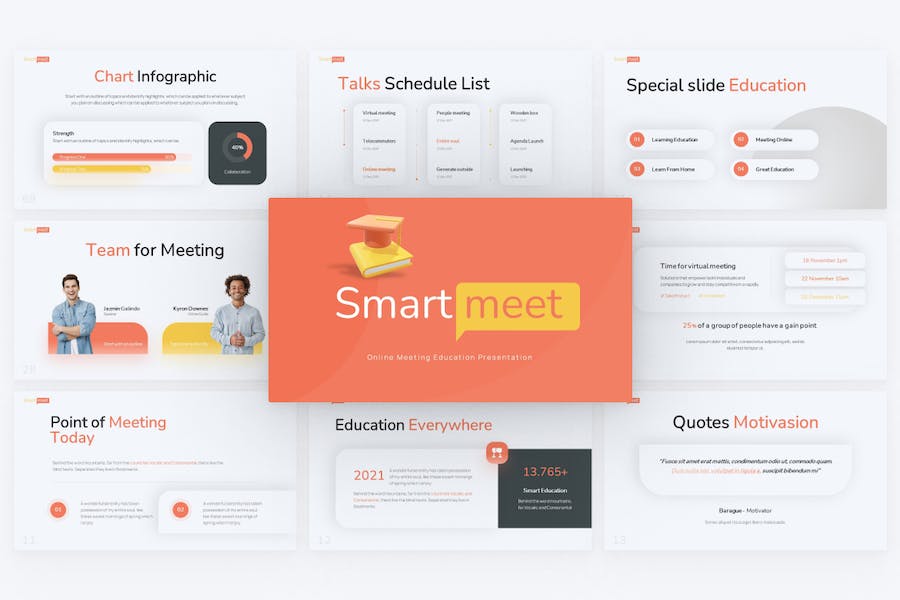 Smartmeet-education-modern-powerpoint-template - PPT派