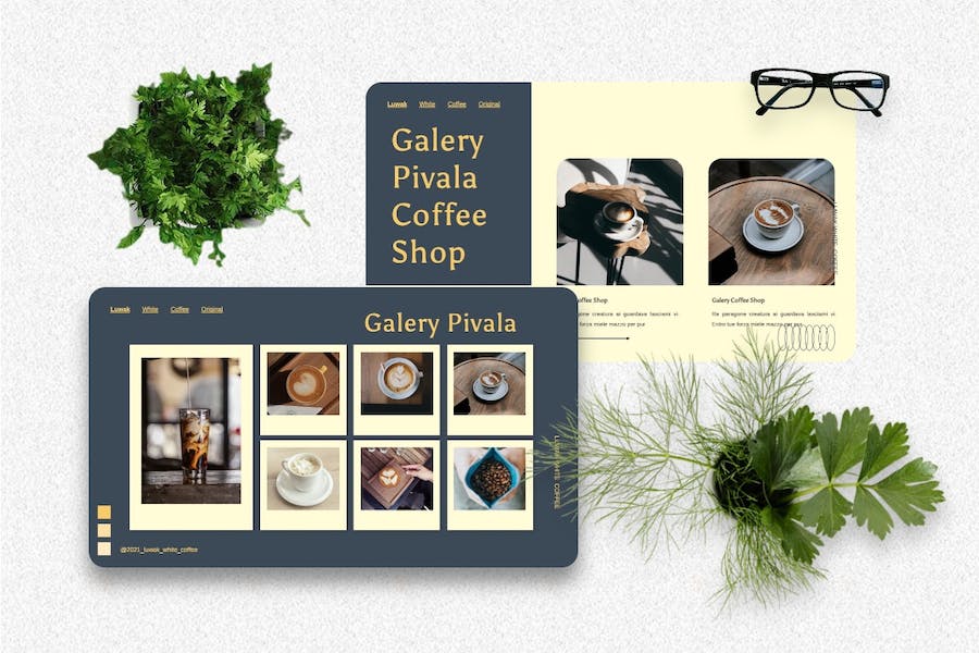 咖啡店咖啡厅餐饮推广Keynote模板 - PPT派