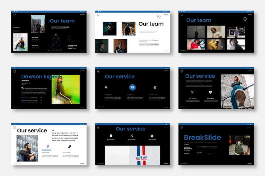 现代商务企业产品服务宣传推广PPT模板 - PPT派
