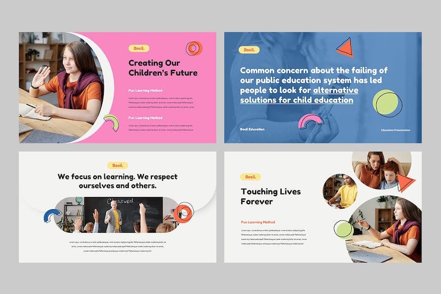 儿童教育培训课程教学活动方案Keynote模板 - PPT派