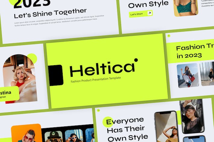 Heltica-green-fashion-product-powerpoint-template- PPT派