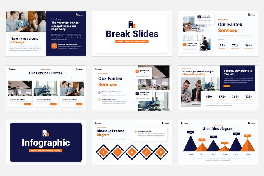 商务公司讲述展示企业推广Keynote模板 - PPT派