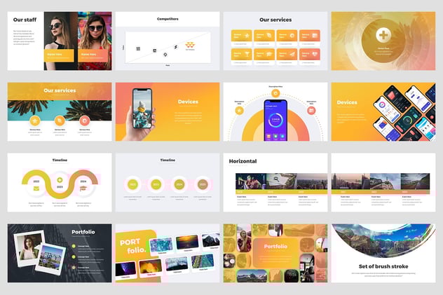 项目进展报告状态追踪信息图形方案PPT模板 - PPT派