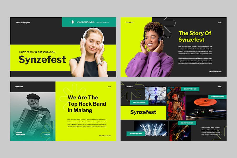 音乐节日文化艺术活动策划宣传展示方案PPT模板 - PPT派