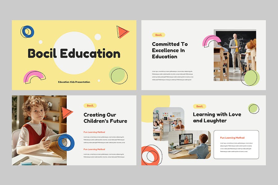 儿童教育培训课程教学活动方案Keynote模板 - PPT派