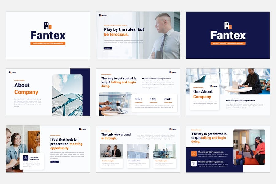 商务公司讲述展示企业推广Keynote模板 - PPT派