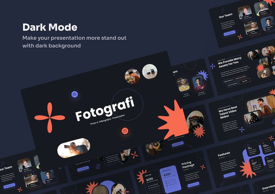 摄影视频服务项目展示PPT模板 - PPT派