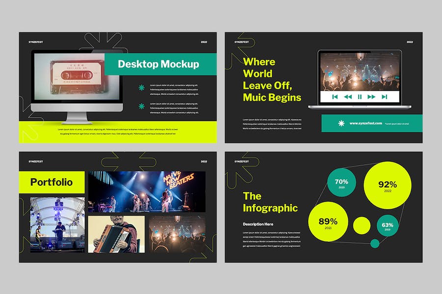 音乐节日文化艺术活动策划宣传展示方案PPT模板 - PPT派