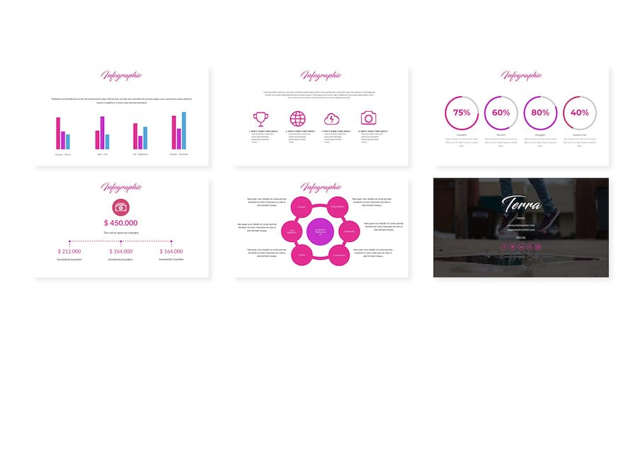 创意商务品牌设计展示企业形象PPT模板 - PPT派